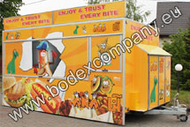 Vendor fast food trailer